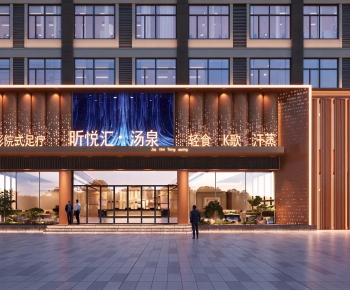 Modern Facade Element-ID:435173037