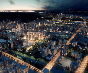 Modern Architectural Bird's-eye View Planning-ID:328386076