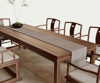 New Chinese Style Dining Table And Chairs-ID:947441105