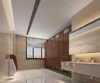 Modern Public Toilet-ID:741199029