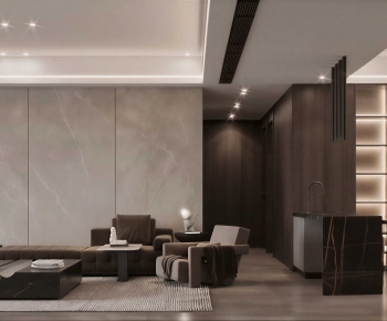 Modern A Living Room-ID:537636046
