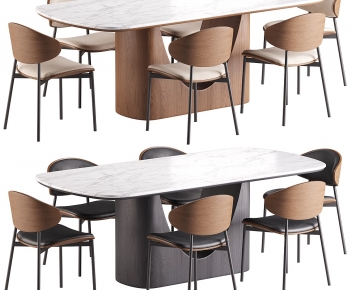 Modern Dining Table And Chairs-ID:867347002