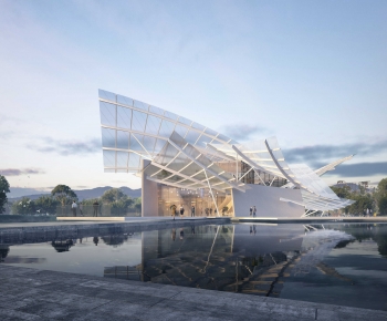Modern Architecture Of Artistic Style-ID:451476102