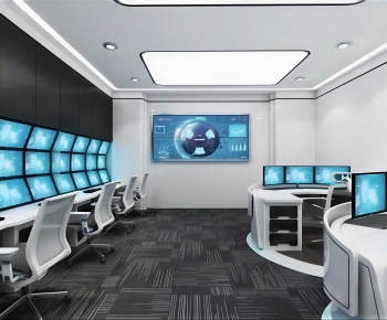 Modern Exhibition Hall-ID:722024922