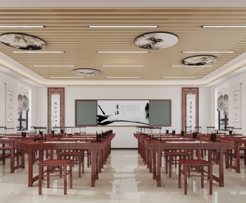 New Chinese Style School Classrooms-ID:303978962