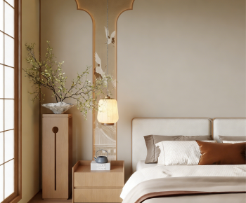New Chinese Style Bedroom-ID:995630036