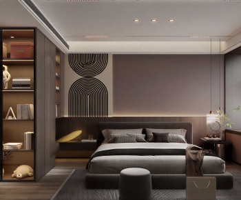 Modern Bedroom-ID:734678989