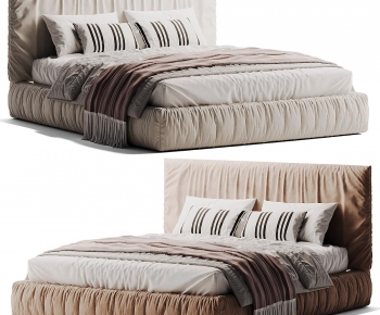 Modern Double Bed-ID:826951987