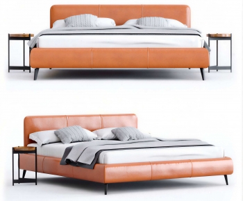 Modern Double Bed-ID:672024975