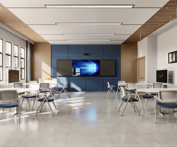 Modern School Classrooms-ID:882456062