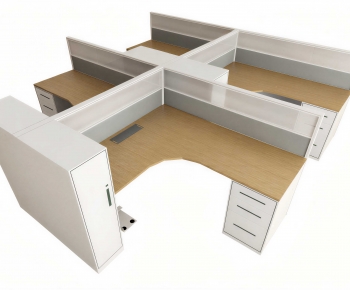 Modern Office Desk And Chair-ID:127759064