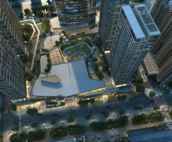 Modern Architectural Bird's-eye View Planning-ID:847299187