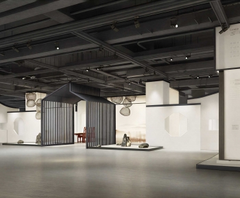 New Chinese Style Exhibition Hall-ID:232882987