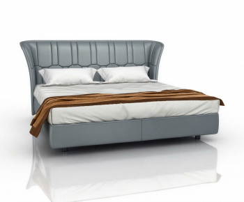 Modern Double Bed-ID:723608025
