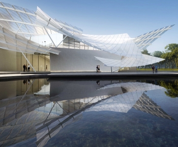Modern Architecture Of Artistic Style-ID:150398971
