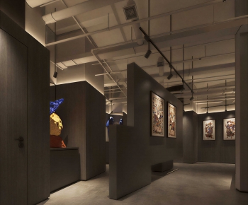 Modern Exhibition Hall-ID:612940079