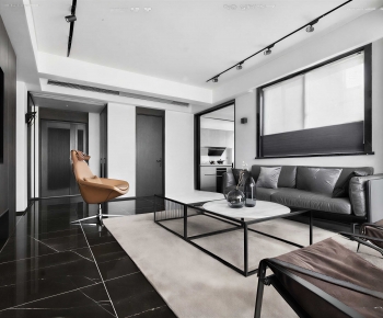 Modern A Living Room-ID:732688947