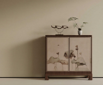 New Chinese Style Side Cabinet-ID:787169934