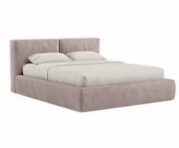 Modern Double Bed-ID:103125107