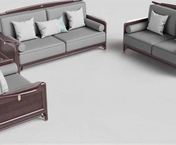 New Chinese Style Sofa Combination-ID:107903004