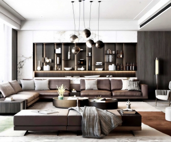 Modern A Living Room-ID:713057047