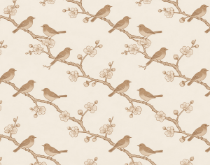 ModernAnimal And Plant Pattern Wallpaper
