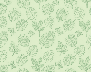 ModernAnimal And Plant Pattern Wallpaper