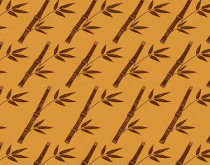 ModernAnimal And Plant Pattern Wallpaper
