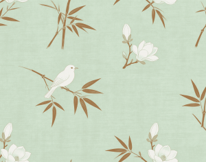ModernAnimal And Plant Pattern Wallpaper