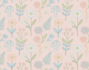 ModernAnimal And Plant Pattern Wallpaper