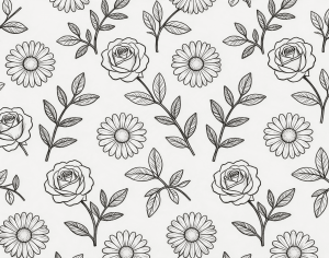 ModernAnimal And Plant Pattern Wallpaper
