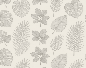 ModernAnimal And Plant Pattern Wallpaper