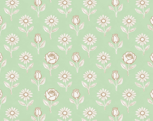 ModernAnimal And Plant Pattern Wallpaper