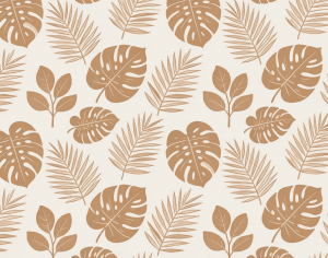 ModernAnimal And Plant Pattern Wallpaper