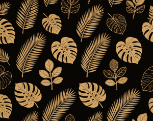 ModernAnimal And Plant Pattern Wallpaper