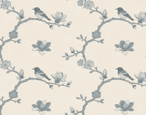ModernAnimal And Plant Pattern Wallpaper