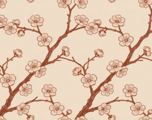 ModernAnimal And Plant Pattern Wallpaper