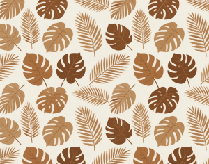 ModernAnimal And Plant Pattern Wallpaper