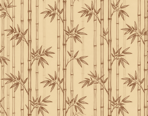 ModernAnimal And Plant Pattern Wallpaper