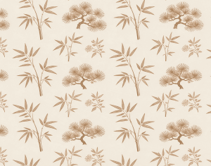 ModernAnimal And Plant Pattern Wallpaper