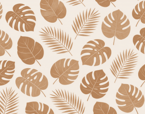 ModernAnimal And Plant Pattern Wallpaper