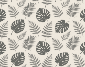 ModernAnimal And Plant Pattern Wallpaper