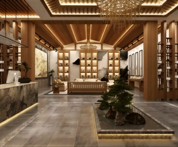 New Chinese Style Lobby Hall-ID:930955899