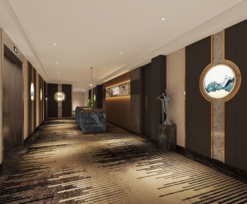 New Chinese Style Corridor-ID:418138037