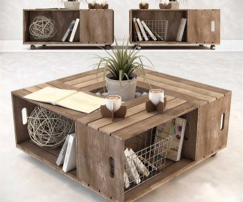 Industrial Style Coffee Table-ID:793019061