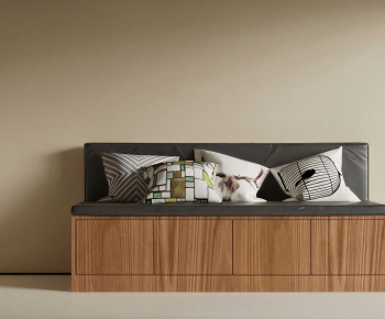 Modern Double Bed-ID:105073933