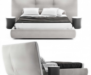 Modern Double Bed-ID:429661043