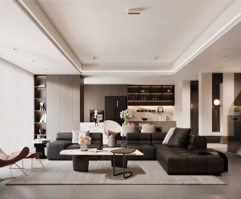 Modern A Living Room-ID:931868085