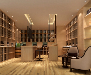 Modern Wine Cellar/Wine Tasting Room-ID:501699928