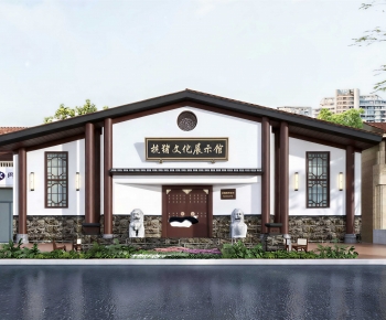 Chinese Style Architecture Of Artistic Style-ID:178055058